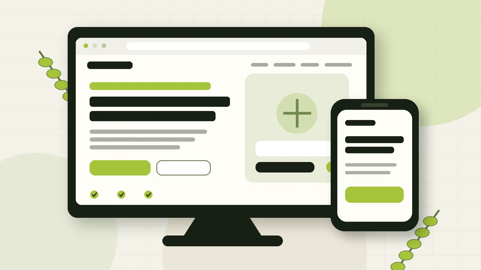 Responsive functional medicine clinic website displayed on desktop and mobile screens