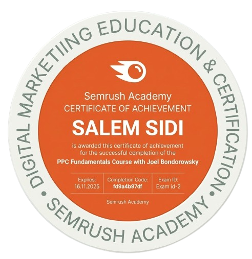 SEMrush Google Ads Certification