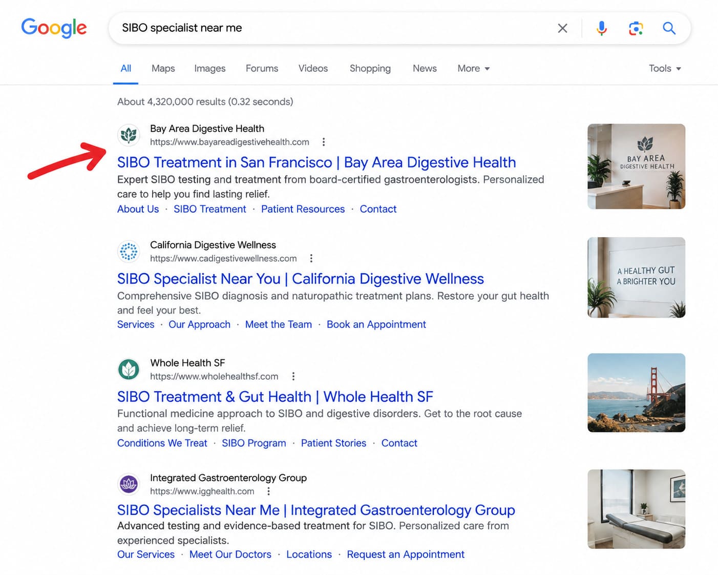 SEO for naturopathic and functional medicine clinics